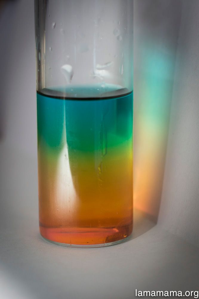 קסם מדעי - מגדל צבעים ממי סוכר